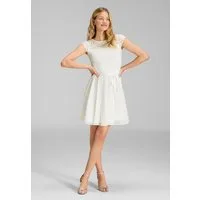 SWING Cocktailkleid Taillierte Passform mit ausgestelltem Rockteil