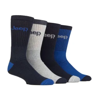 Herren 4er Pack Recycling-Baumwoll-Stiefelsocken | Dick gestrickte, voll gepolsterte Socken