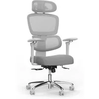DESKSPACE Schreibtischstuhl Move Pro Bürostuhl – ergonomisch, Netzrücken, 3 Neigungen, 150 kg, Ergonomisch, 3D-Armlehnen, Netzrücken, 3-Neigungsstufen