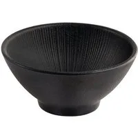 APS Schale NERO, Melamin, (1-tlg), Melamin, schwarz, stapelbar, spülmaschinengeeignet