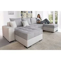 COLLECTION AB Wohnlandschaft Josy XL U-Form, B: 313 cm in Cord, Cord-Mix, Bettfunktion, Bettkasten & 2 Zierkissen, Federkern