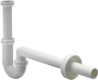 Viega Röhrengeruchverschluss 5611K in G1 1/4 x 40mm Kunststoff weiss 406462