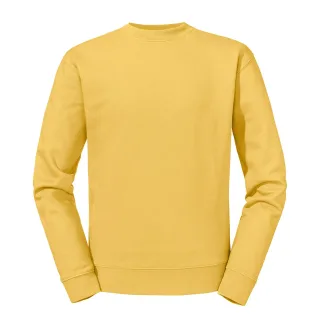 Russell - Sweatshirt für Herren angesetzte Ärmel (Senfgelb)