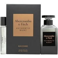 Abercrombie & Fitch Eau de Toilette Authentic Night Gift Set 100ml EDT + 15ml EDT