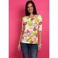 Seidel Moden T-Shirt mit Früchteprint, MADE IN GERMANY
