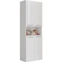 MAGOWA Badkommode Badezimmerschrank - Stilvolle Ordnung für Ihr Bad, Höhe: 174 cm - Breite: 60 cm - Tiefe: 30 cm
