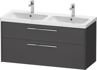 Duravit D-Code Waschtischunterschrank wandhängend Schubk. 2, für Doppelwaschtisch  DC4674010490000
