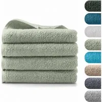 BARBONS Badetücher Duschtücher Set, Handtücher 4-tlg 70x140cm Badetuch, Handtuch, (4-St), Walkfrottee, 100% Baumwolle, saugstark, weich