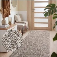 ELLE DECORATION Teppich Rocco, rechteckig, Höhe: 10 mm, Läufer, waschbar, Wohnzimmer, Esszimmer, Woll-Optik