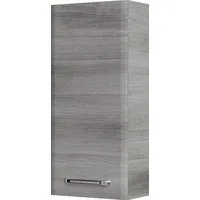 Saphir Hängeschrank Quickset Wand-Badschrank 30 cm breit mit 1 Tür und 2 Glas-Einlegeböden Badezimmer-Hängeschrank inkl. Türdämpfer, Griffe in Chrom Glanz