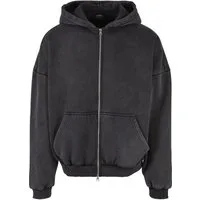 URBAN CLASSICS Funktions-Kapuzensweatjacke Urban Classics Herren Heavy Stone Washed 90's Zip Hoodie (1-tlg)