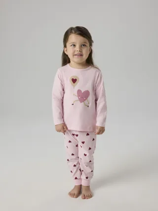 NAME IT - NMFNIGHTSET CUTIE HEART NOOS Parfait Pink - Gr. - 92