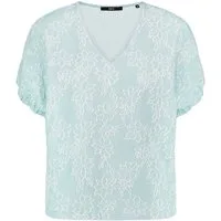 Zero Kurzarmshirt Damen kurzarm (1-tlg) Struktur