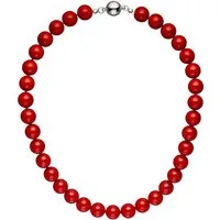 JOBO Perlenkette, mit Muschelkern-Perlen 45 cm