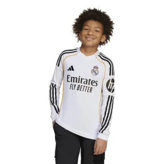 adidas Real Madrid Heim Long Sleeve Trikot 25/26 Kinder