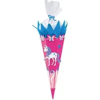 Goldbuch Schultüte GOLDBUCH Schultüte 70cm Bastelset Pferd / Einhorn