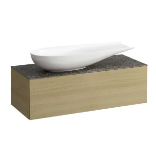 LAUFEN Waschtischunterschrank und Waschtischplatte ALESSI 500x1200x370  H4323220972501