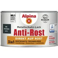 Alpina Metallschutzlack Alpina Metallschutz-Lack Anti-Rost 300 ml