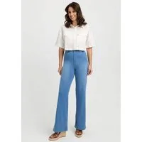 wonderjeans Schlagjeans Flared, mit Stretch