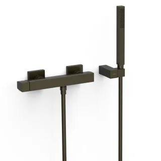 Tres Einhebel Brausemischer Anti Kalk Messing Handbrause , 20216701KMB 20216701KMB