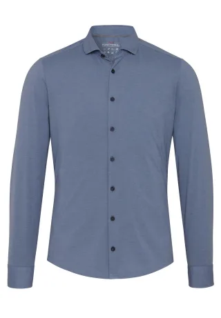pure - PURE- Functional Hemd Langarm blau - Gr. - 39