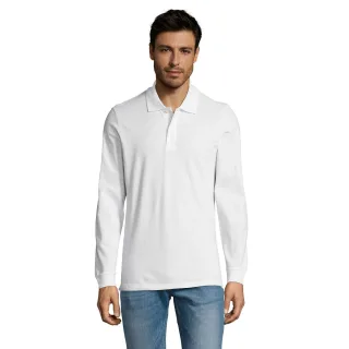 SOLS - "Perfect" Poloshirt für Herren Langärmlig (Weiß)