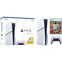 Playstation Playstation 5 Slim Disk Laufwerk + GTA V Spiel Bundle 1TB