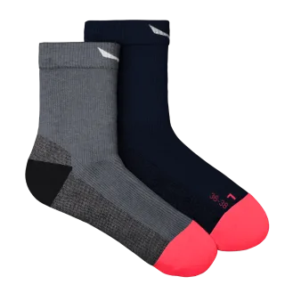 SALEWA - Mountain Trainer Merino Kurze Socken Damen - Grau (Gr.42-44)
