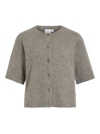 VILA - VILIGA 2/4 O-NECK KNIT CARDIGAN - NOOS - Gr. - S