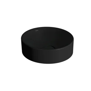 VitrA New Metropole Aufsatzschale freistehend rund 38 cm ohne Überlaufschlitz Schwarz,7542B483-1398 7542B483-1398