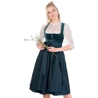 MarJo Dirndl Samt Dirndl 2tlg. - KIRCHHAM - petrol