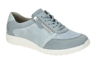 Waldl?ufer 815M01 M-IRA Damen Slipper blau Sky OrthoTritt bequem & leicht