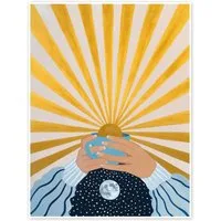Posterlounge Wandbild First Coffee, Mandy Reinmuth, erhältlich als Poster, Leinwandbild, Wandsticker oder Acrylglasbild