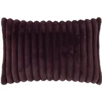 Magma Heimtex Kissenbezug Fellimitat dicke Streifen flauschig weich 40x60cm Raya, (1 Stück), breite Streifen Fellimitat