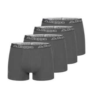 Kappa 4er Set Boxershorts in Anthrazit