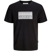 Jack & Jones Rundhalsshirt JCOFUSION BOX PRINT TEE SS CN SN Baumwolle, regular fit