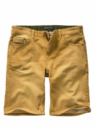 Mey & Edlich Herren Helle-Freude-Shorts Gelb 99 % Baumwolle (bio), 1 % Elasthan