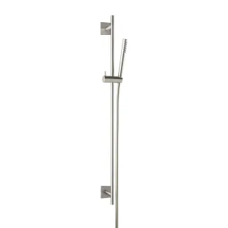 Herzbach spa ix Wannen-Set 90 eckig 70 stab hb, Edelstahl matt gebürstet, 17.922700.2.09 17.922700.2.09