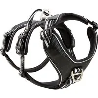 Wolters Hunde-Geschirr Geschirr Active Pro No Escape schwarz/silber