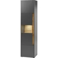 Home affaire Vitrine City/Giron, moderner Hochschrank, Glasvitrine zeitlos, modern, ausreichend Stauraum, vielseitig einsetzbar