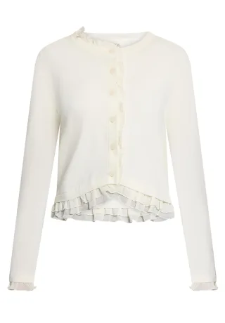 CARTOON - Strick-Cardigan White - Gr. - 38