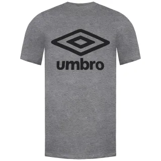 Umbro großes Logo-Herren-Grau-T-Shirt