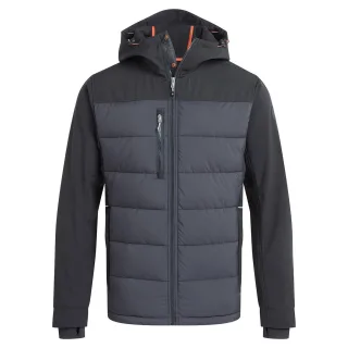 Craghoppers - "Castleford" Hybridjacke für Herren (Schwarz/Anthrazitgrau)