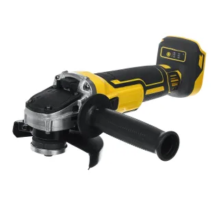 Drillpro 388VF 100mm/125mm Brushless Angle Grinder Wireless Rechargeable Wood Metal Cutting Polishing Tool W/ 1/2 Batter