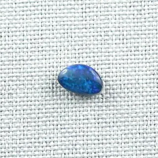 Lightning Ridge Black Opal 0,83 ct Blau Türkiser Vollopal Opalstein Fancy