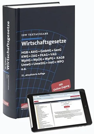Wirtschaftsgesetze: IDW Textausgabe [Taschenbuch] [2016] Institut der Wirtschaftsprüfer