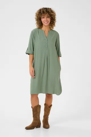Kleid Gerade geschnitten Lorbeerkranz light green