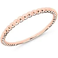 lanii Silberring lanii Kugel Ring 925er Silber rosévergoldet