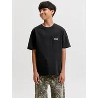 Jack & Jones Junior Rundhalsshirt JJECOLTON TEE SS CREW NECK SN JNR Baumwolle, locker geschnitten