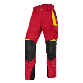 KÜBLER FOREST Schnittschutzhose PSA 3 - Langgröße rot/warngelb L-89 - 2750 5365 01-5634-L-89
